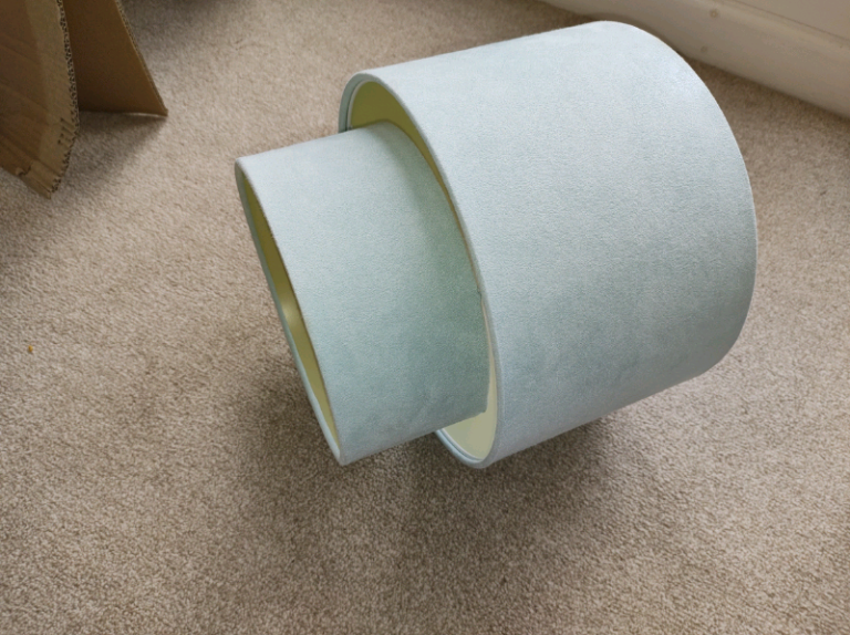 Duck egg lampshade - as new. 