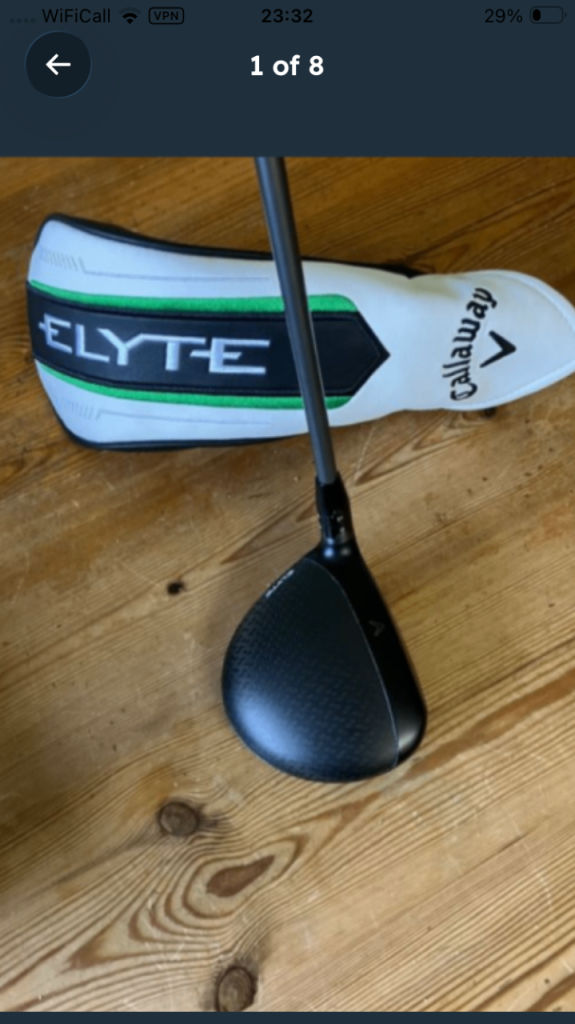 Callaway elyte 3 wood MINT 