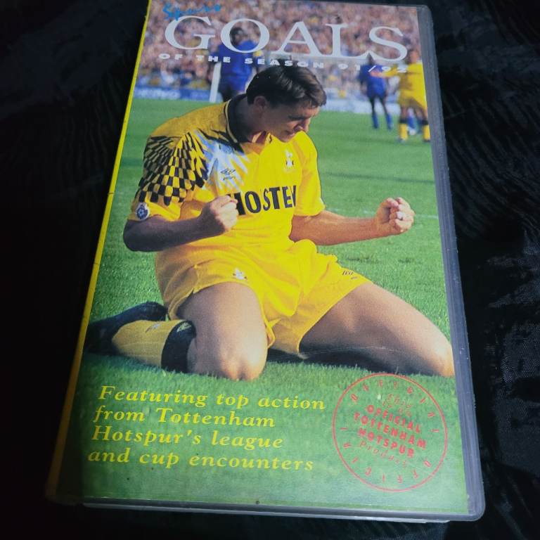 Tottenham Hotspur  Goals of The Season 1991/92  Vhs Video a2