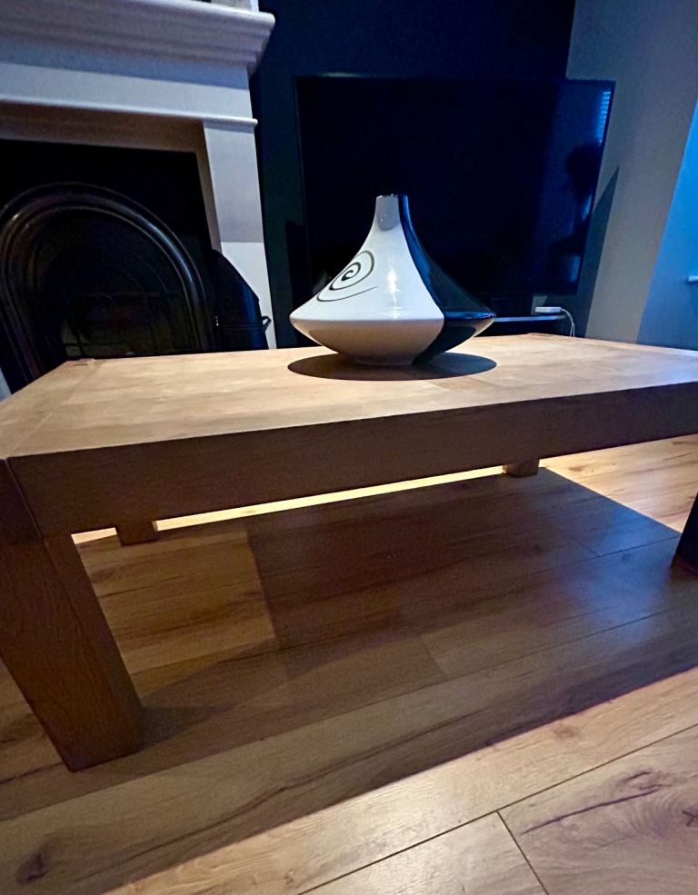 Solid Oak Coffee Table