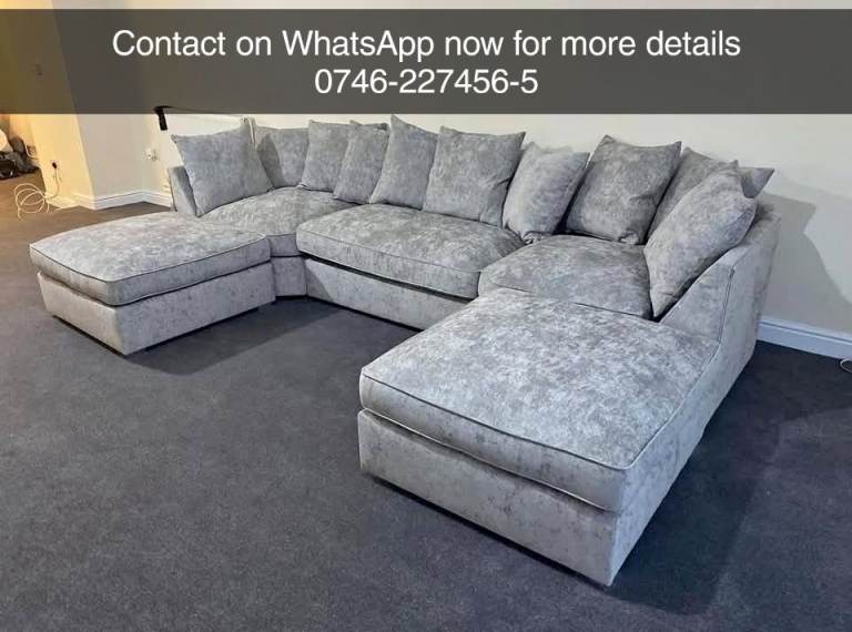 Sale on Brand New Luxury Corner Sofas – U‑Shape Sofa in Multiple Colours