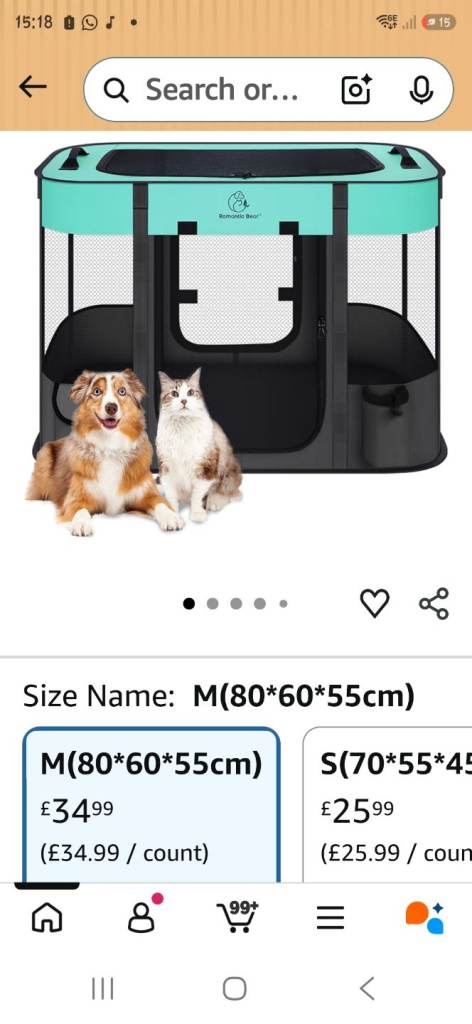 Pop Up Dog Play Pen