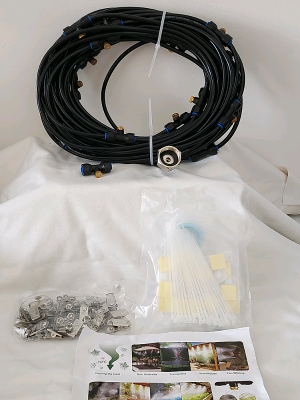 Misting cooling system Gardens Pets 