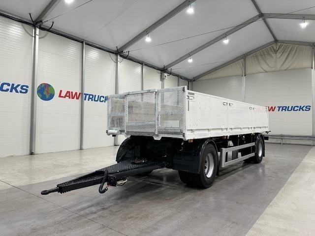 MTE Fruehauf Turntable Dropside Drawbar Trailer 