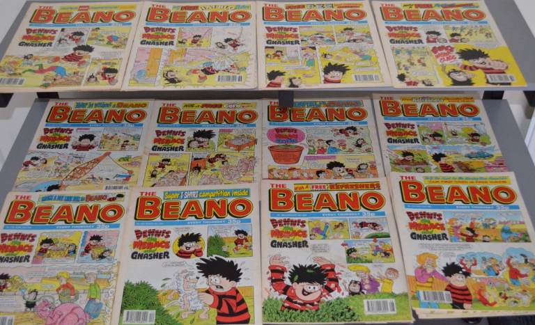 Beano and Dandy Comics Vintage 1990’s, total 192 issues – post or collect
