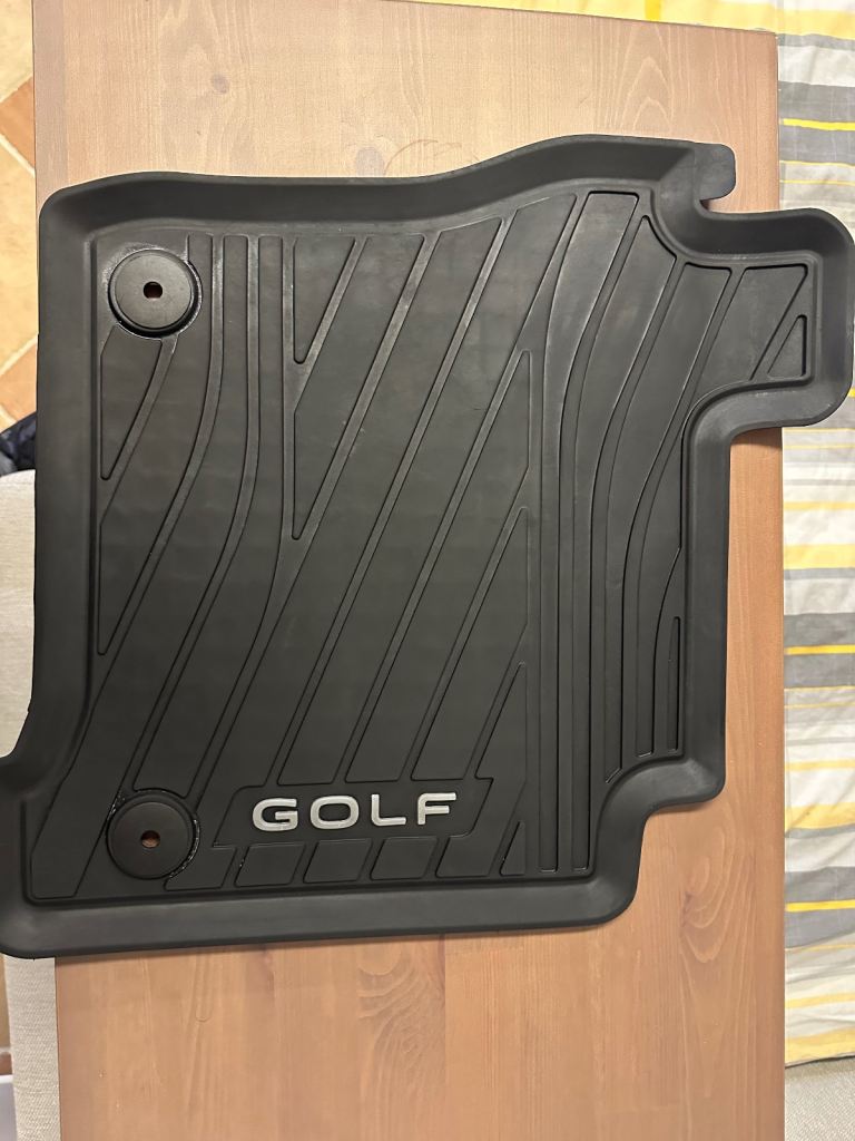 VW Golf 8 [5H] All-weather rubber mat set, Front (Not for Mild Hybrid)