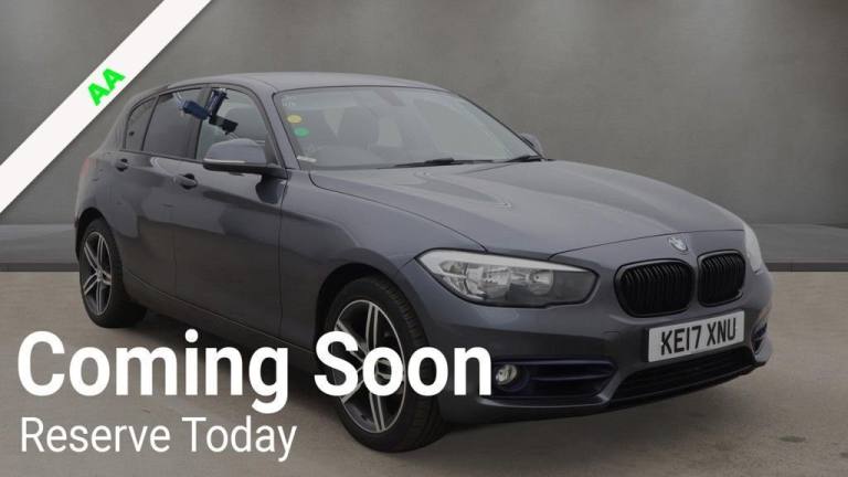 2017 BMW 1 Series 118d Sport 5dr [Nav] Step Auto HATCHBACK DIESEL Automatic