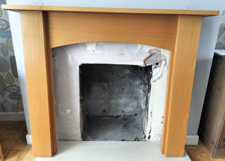Wooden Fireplace Surround 