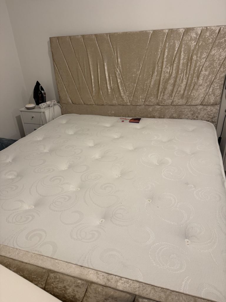 Pre-owned Super King Size Pocket Memory Mattress - 7 months old, in good condition