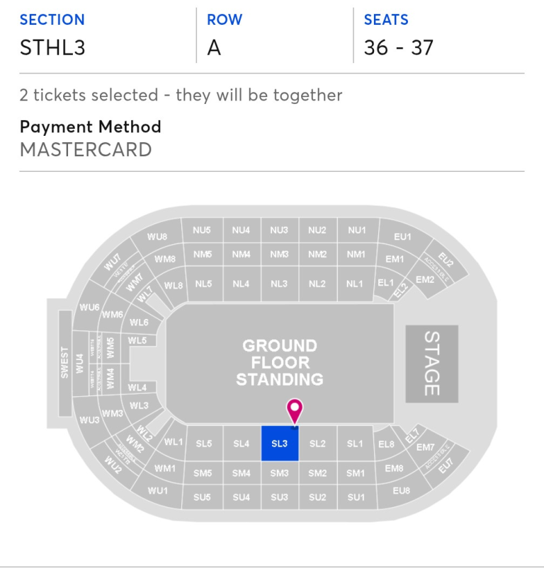2x Gorillaz seated tickets SSE Arena 31st March