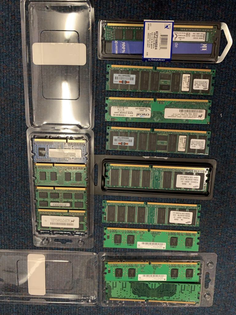 PC & Laptops Ram - £3 to £5 each all in £15