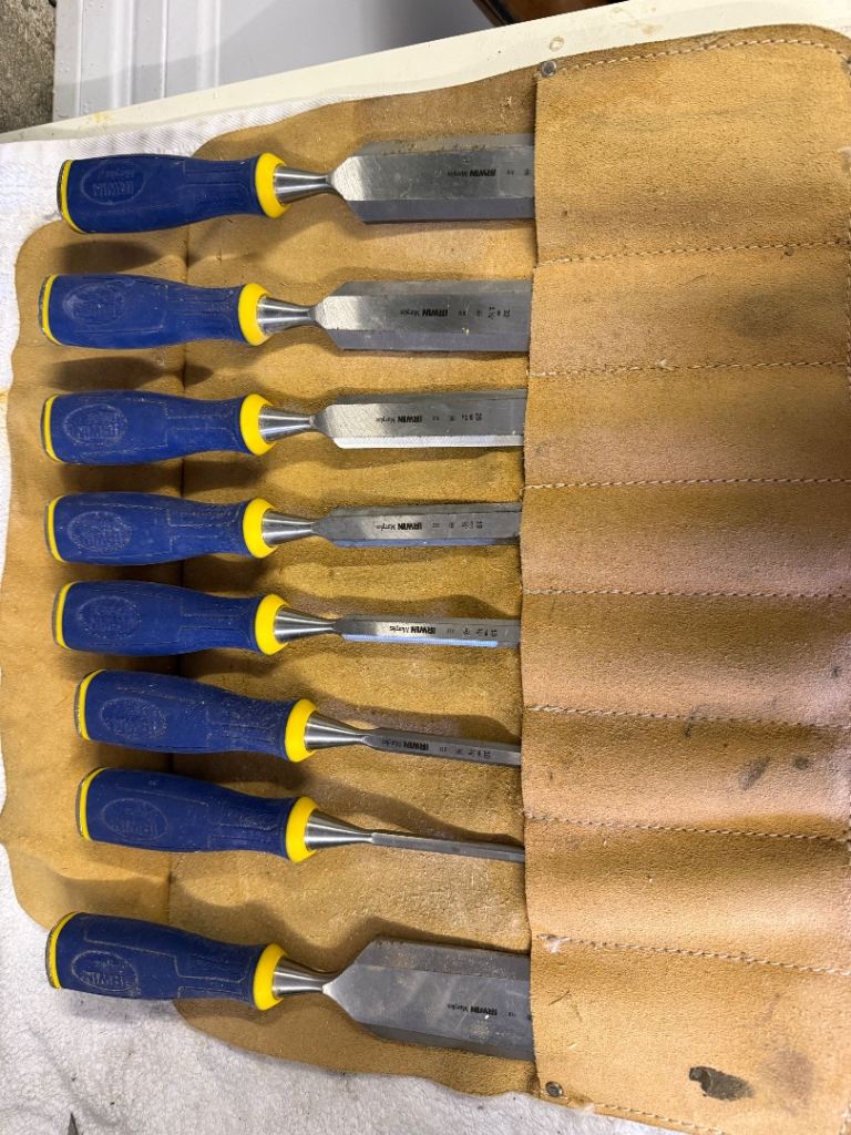 Full set Irwin chisels