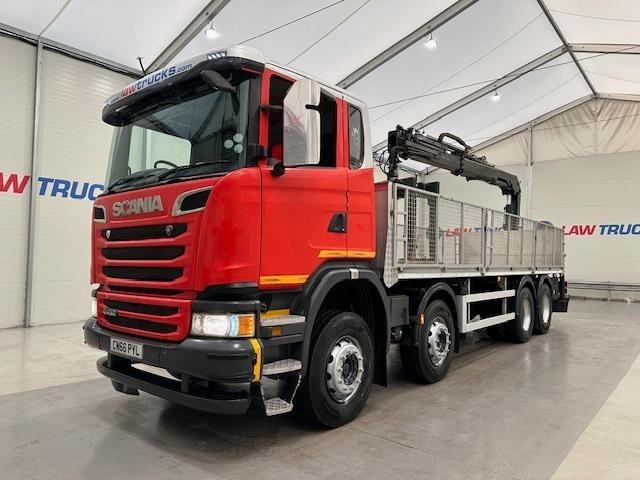 Scania G450 8x4 Rest Cab Dropside Brick Grab