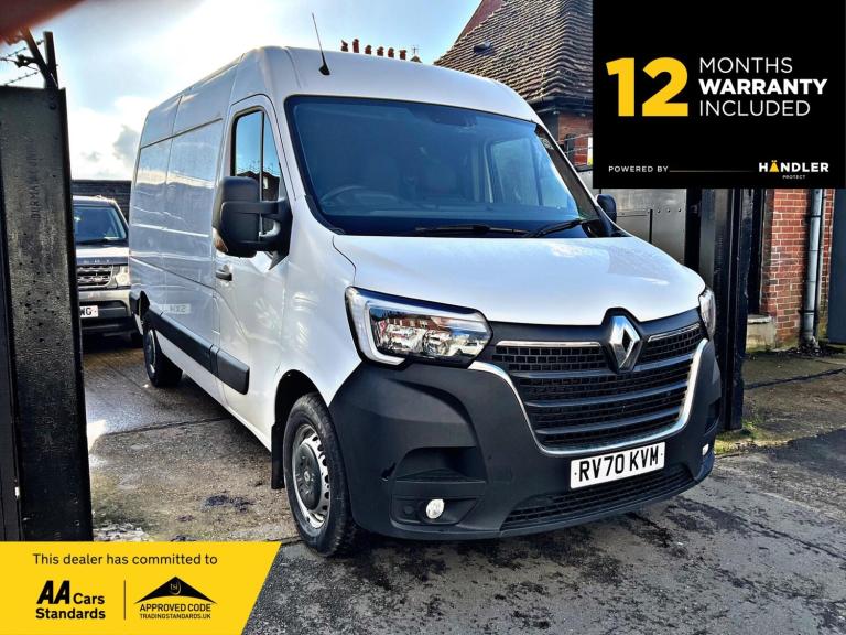 2021 Renault Master 2.3 dCi 35 Business FWD MWB Medium Roof Euro 6 4dr PANEL VAN Diesel Manual