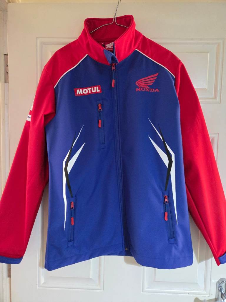 Honda Motul Akrapovic Racing Jacket – Red & Blue, Good Condition