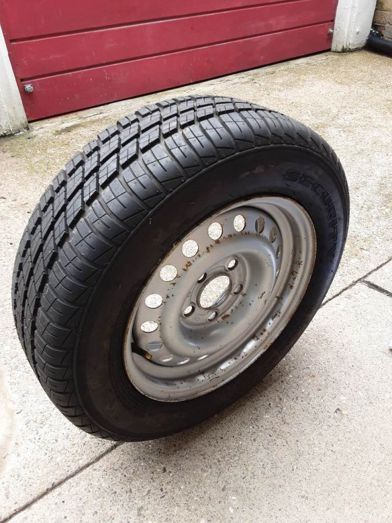 Caravan spare wheel