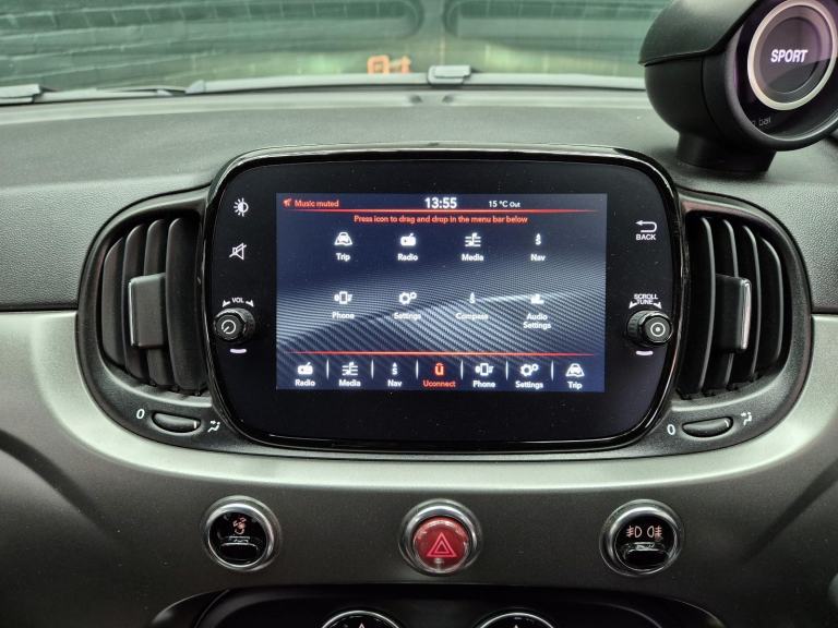 2022 Abarth 595C Turismo Convertible, Leather,Motorhome Tow Car (Braked) A Frame