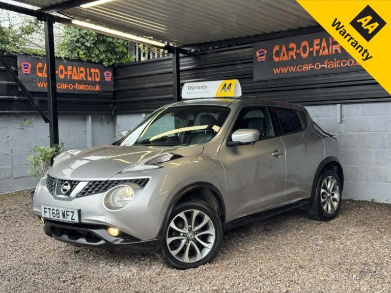 NISSAN JUKE 1.5 dCi Tekna Silver Manual Diesel 2019+HEATED LEATHER+SATNAV+R-CAME