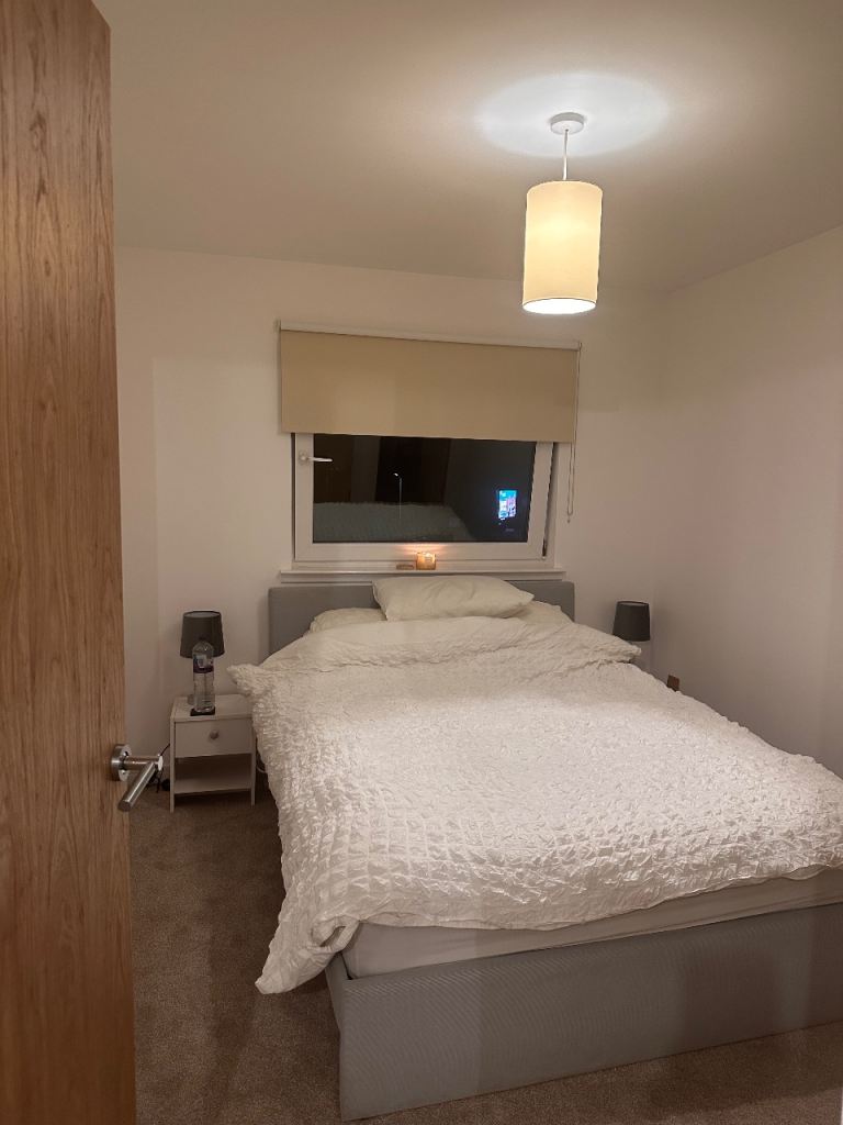 Grey Fabric Bed Frame - King Size 