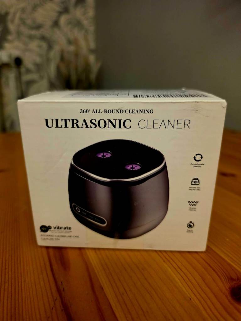 Vibrate Ultrasonic Cleaner – Brand New, Boxed