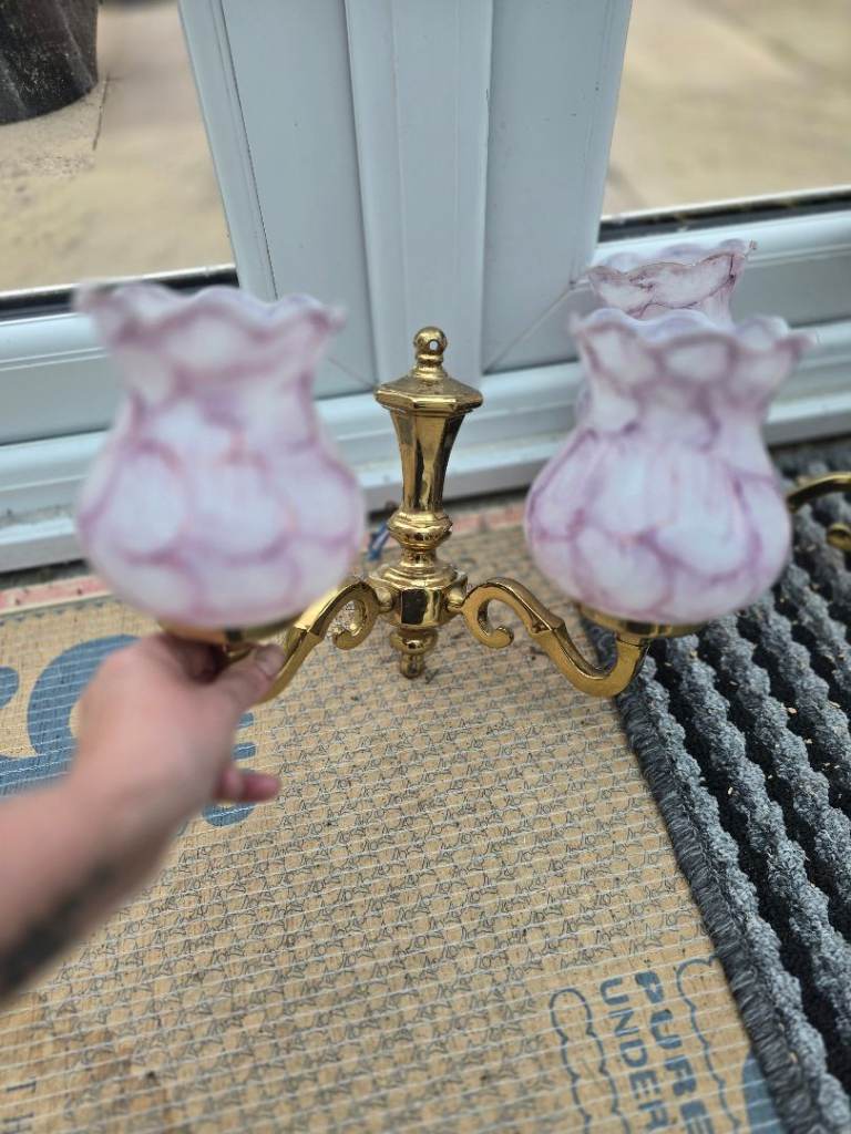 Vintage wall light and ceiling ligh