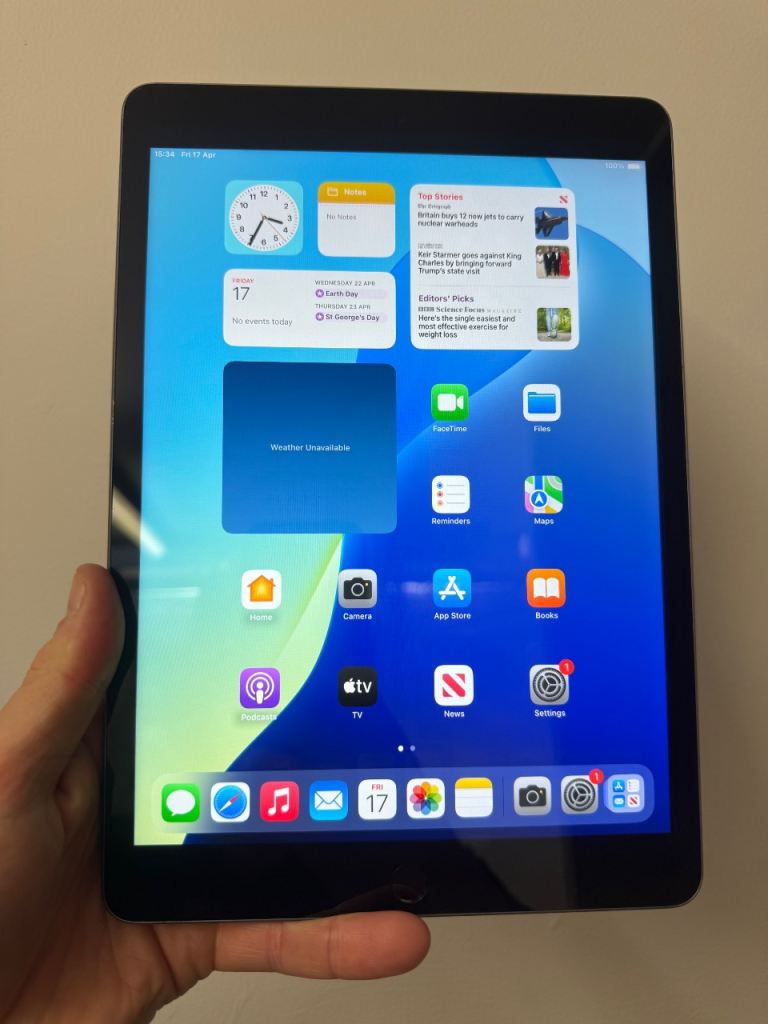 Apple iPad iOS 18.5 