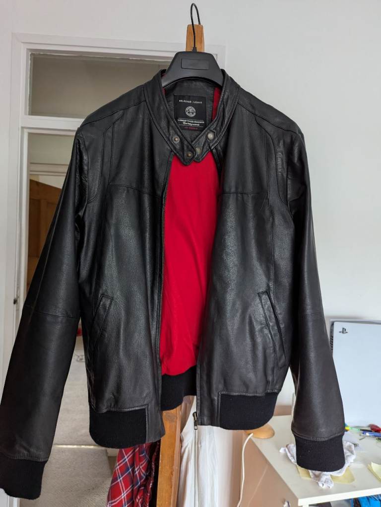 Men's leather jacket 