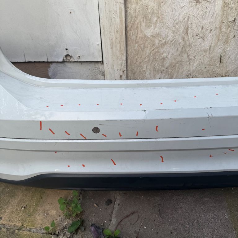Volkswagen T-Cross R Line 2020 Rear Bumper White