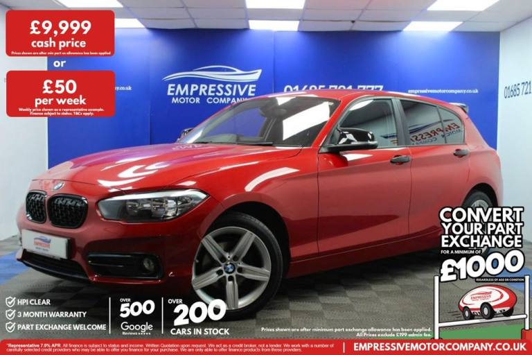 2018 18 BMW 1 SERIES 1.5 116D SPORT HATCHBACK 5DR DIESEL MANUAL EURO 6 (S/S) (11