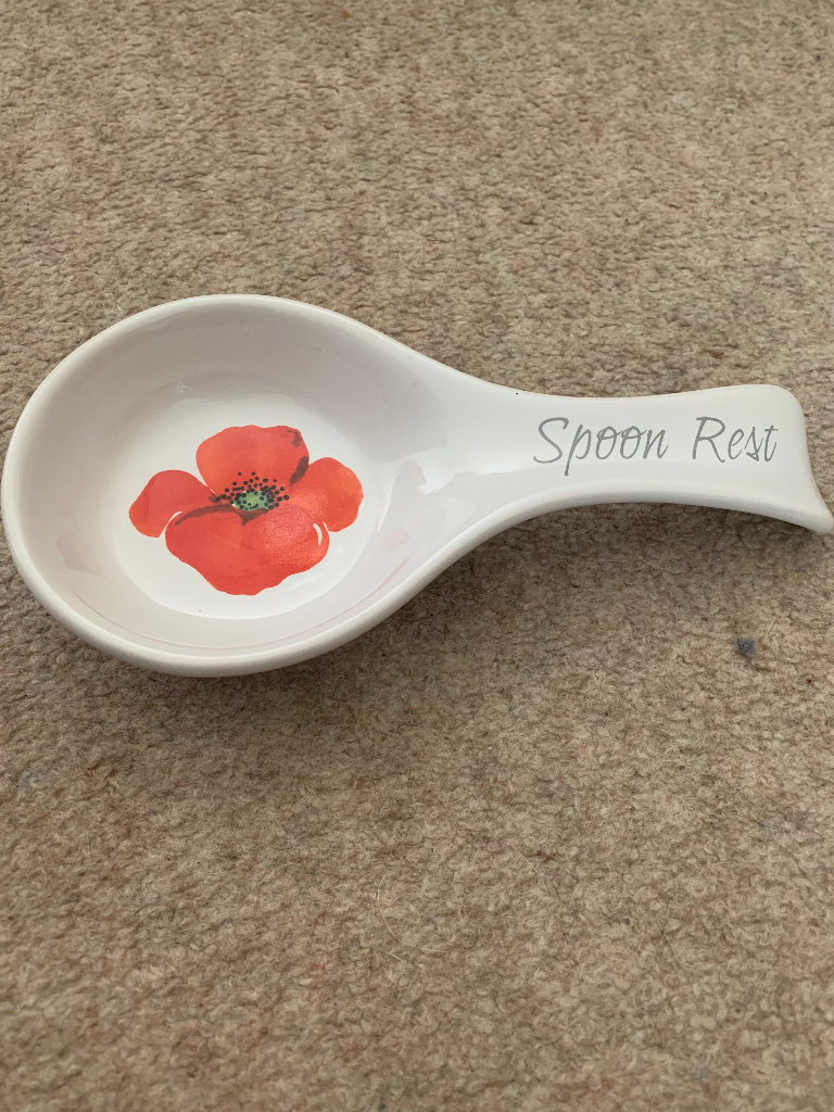 Poppy spoon rest 