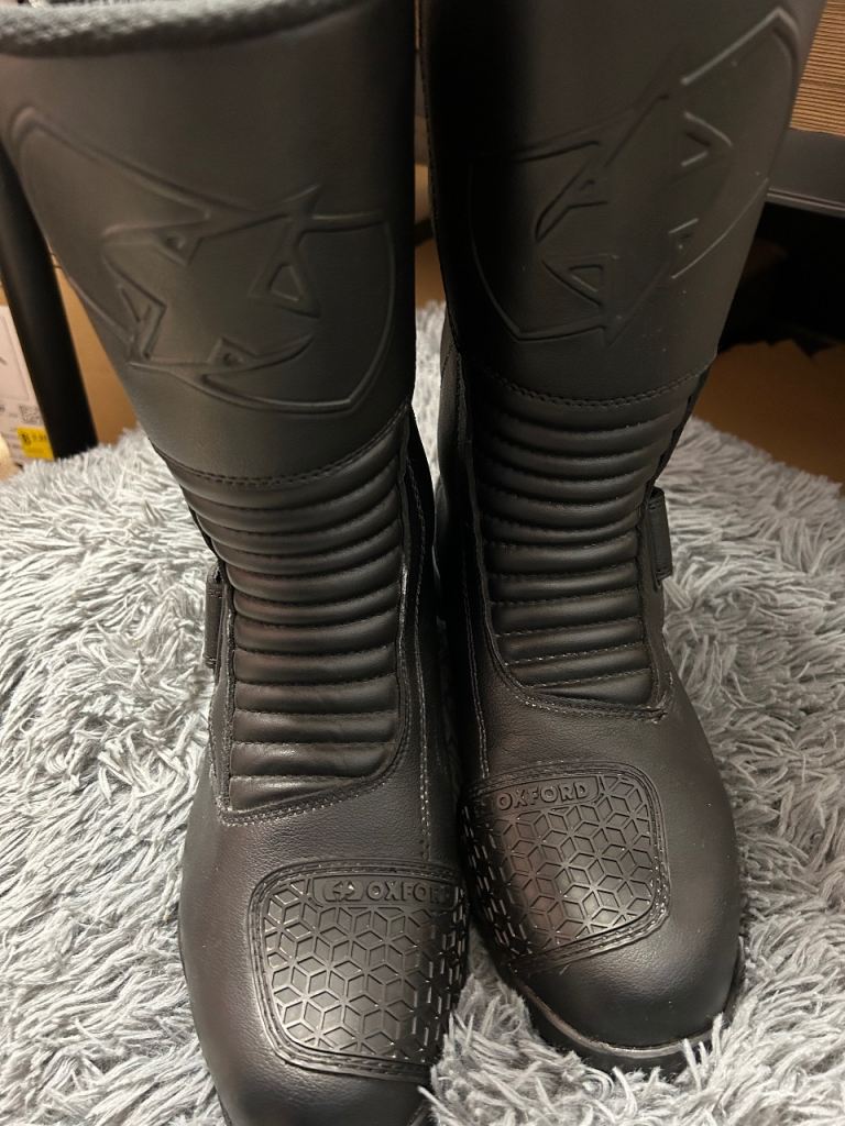 Oxford Delta Mid Motorcycle Boots size 8 - worn once