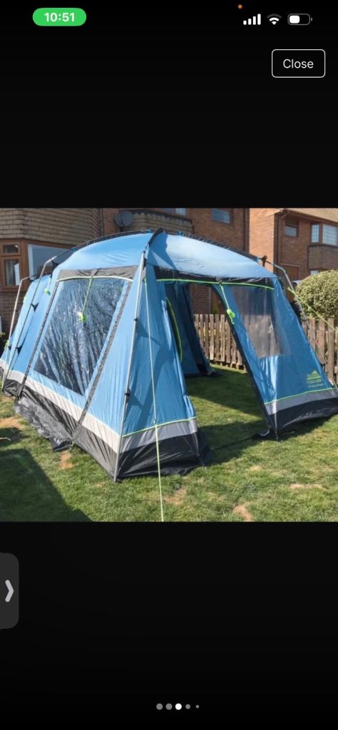 Khyam 5000 sleeper driveway awning