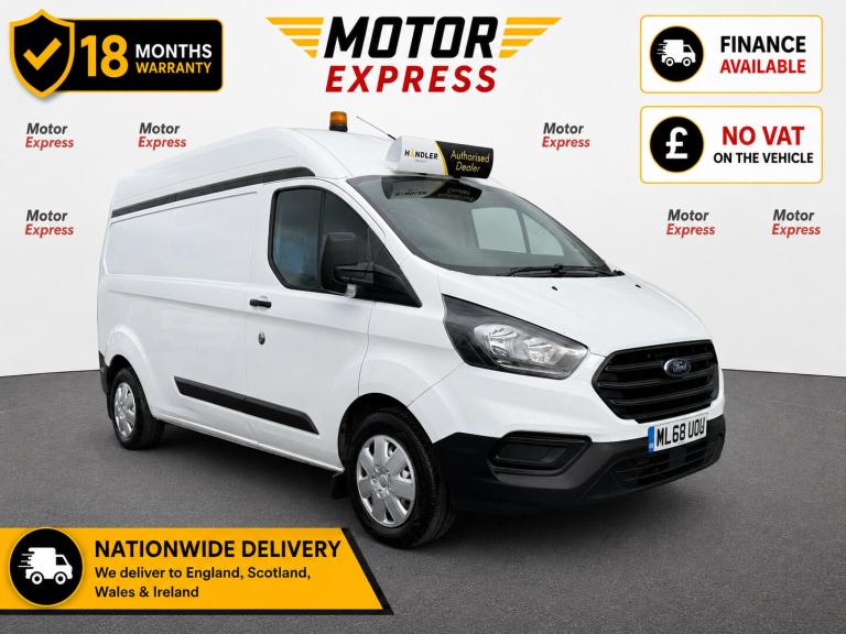 2018 Ford Transit Custom 2.0 TDCi 130ps High Roof Van PANEL VAN Diesel Manual