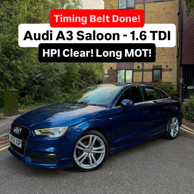 Audi A3 - S Line Saloon, 2015, 1.6 TDI 2015