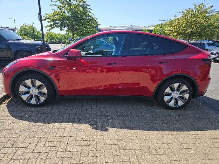Premium Red TESLA Y