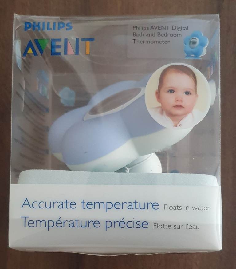 Philips Avent Baby Thermometer for Room/ Bath. #2.