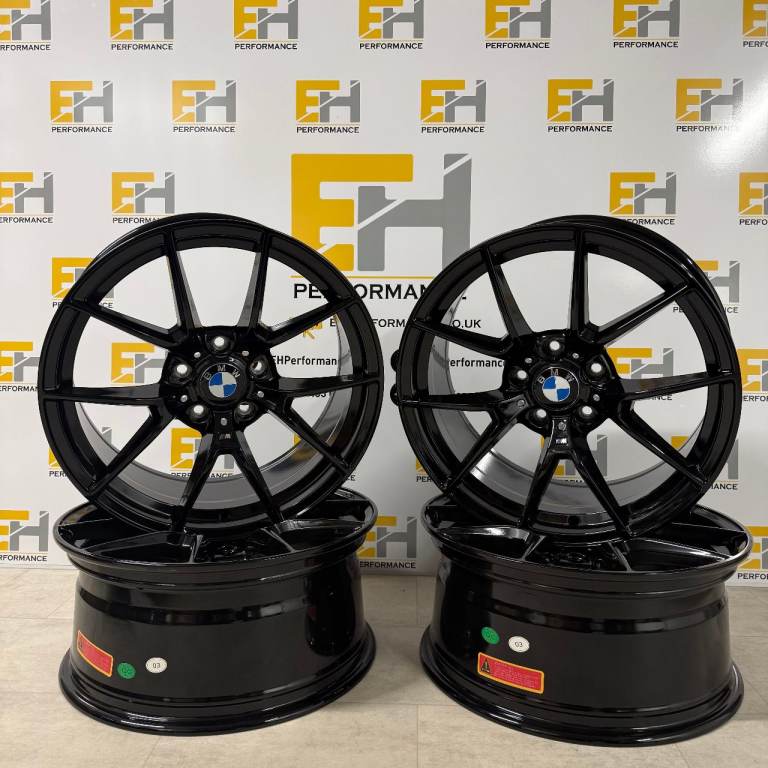 763M CS Style Alloy Wheels – Gloss Black – Fits BMW 1, 2, 3, 4 Series – 5x120 – 18” & 19”