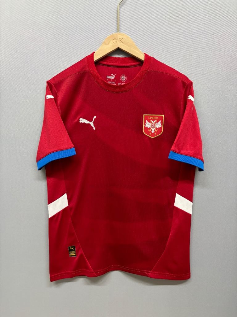 Puma Serbia Football Shirt – Red, New with Tags