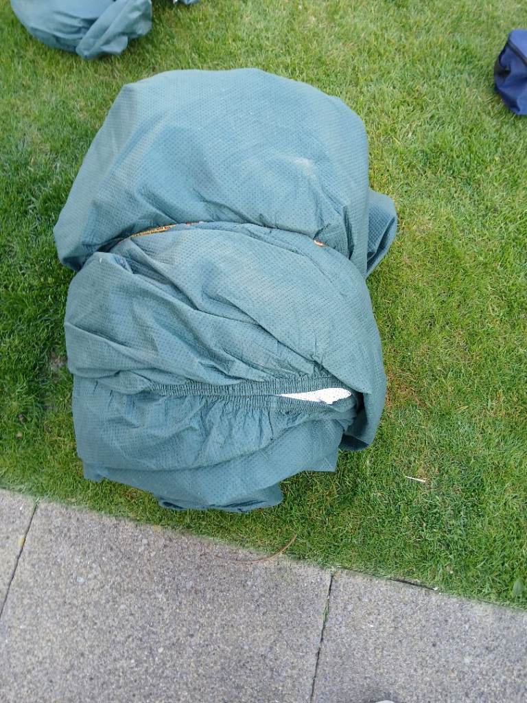 Touring caravan winter storage cover
