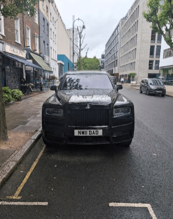 NW11 DAD Numberplate - Hampstead Garden Suburbs and Golders Green 
