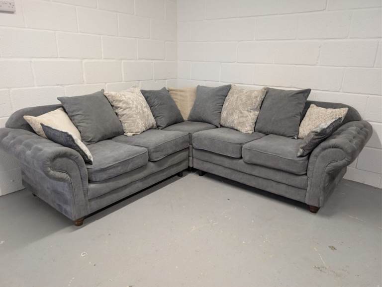 Grey corner sofa 