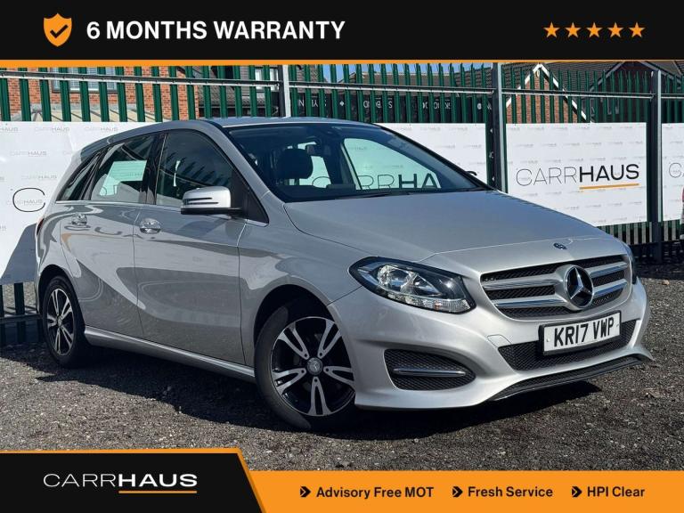 2017 Mercedes-Benz B Class 1.5 B 180 SE D Auto 5dr MPV Diesel Automatic