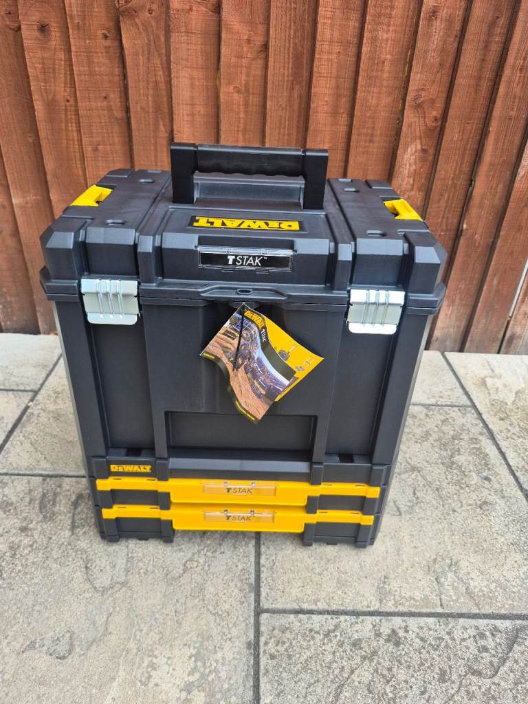 2 Dewalt TSTAK Tool Boxes 
