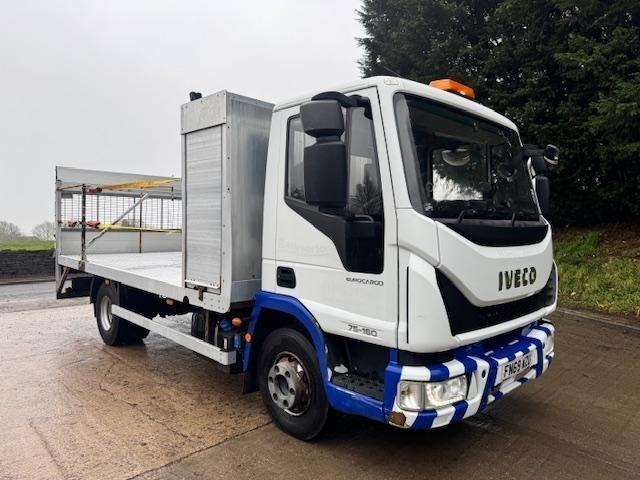 2019 69 Iveco Eurocargo 75-160 E6 13ft10 flatbed tail-lift tool locker 113kms