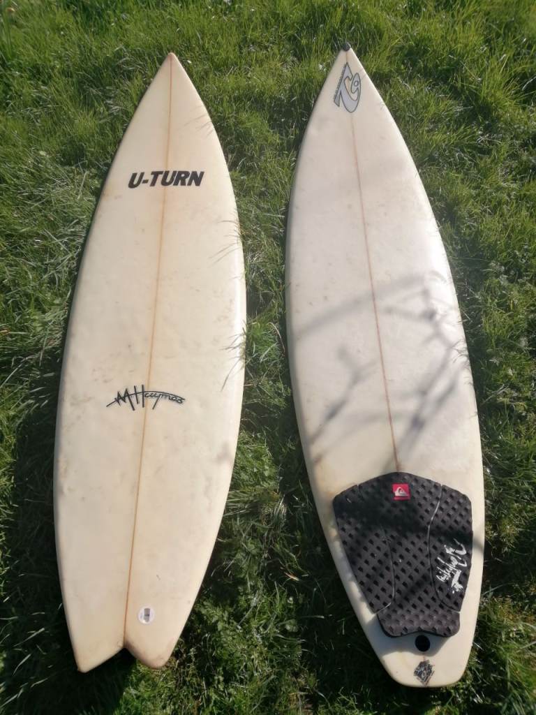 Surfboard made by PAC - 6'4" x 18 3/4" x 2 1/4"