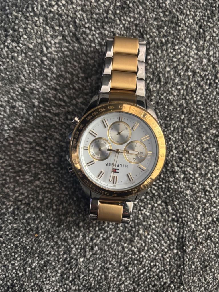 Tommy Hilfiger Men's Watch - Gold and Silver Tone
