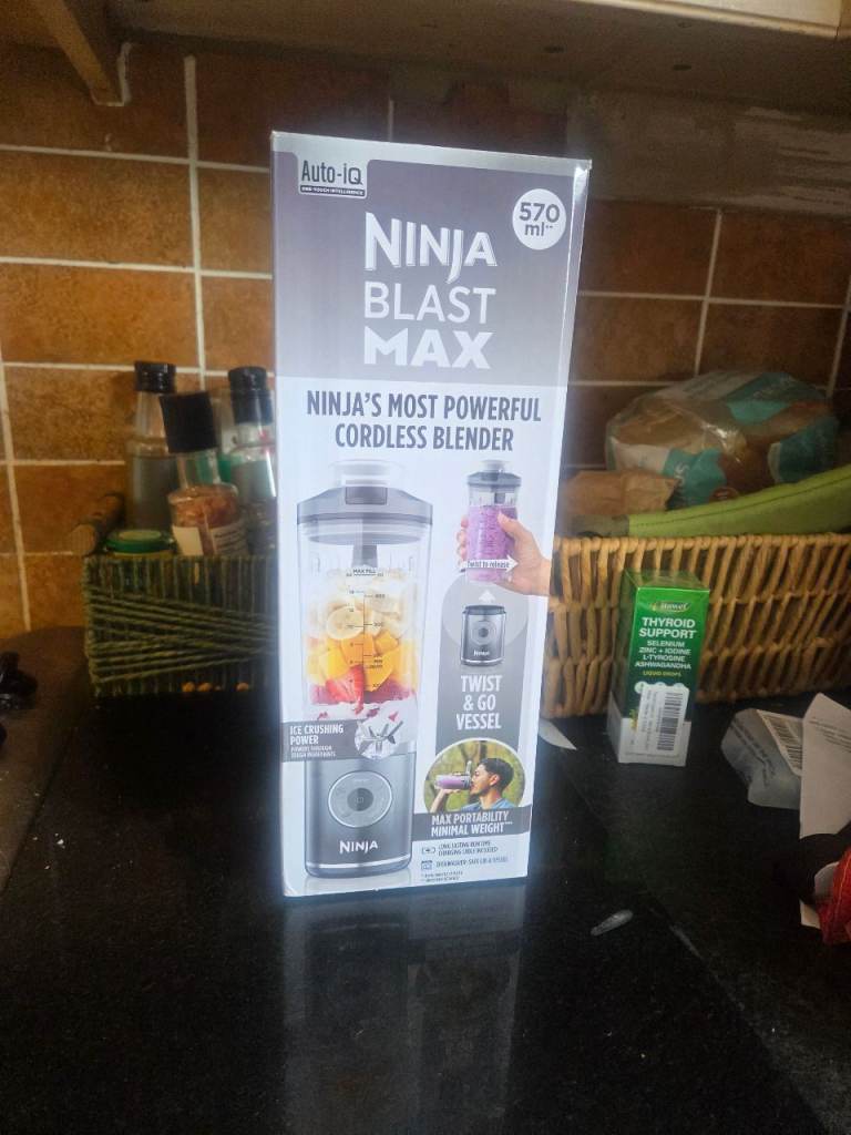 Ninja Blast MAX Cordless Blender – New, 570ml