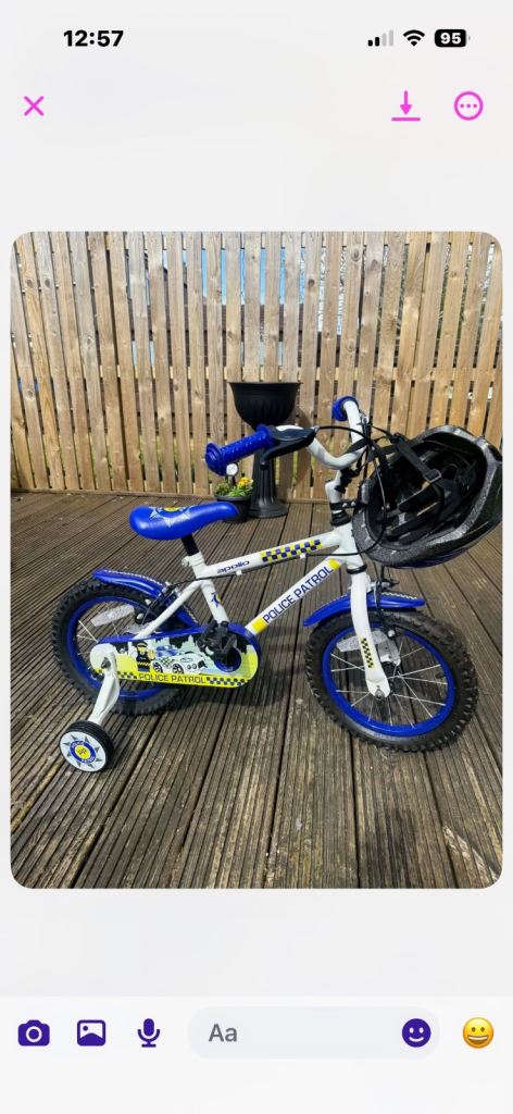 Boys bike