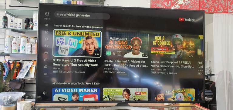 Samsung tv 65 inch snart 4k