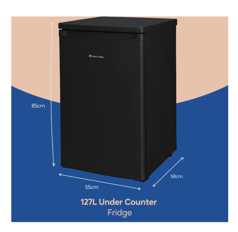 Russell Hobbs RH85UCLF552E1B Small Fridge - Black